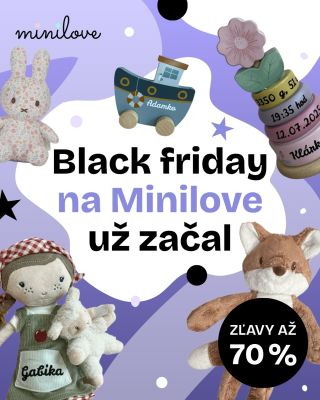 BLACK FRIDAY je tu! 🖤✨ Zľavy až 70 % na tie najkrajšie kúsky, ktoré potešia každé dieťatko. 🧒🎀 Je to ideálny moment na...