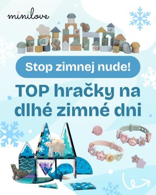 Stop zimnej nude! ❄️🙅‍♀️ Objavte TOP hračky, ktoré spríjemnia dlhé dni doma. 🏠🎲 Zima je ako stvorená na na chvíle plné...