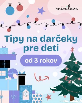 Čas na veľké hry a fantáziu! ✨🎉 Pripravili sme pre vás tipy na darčeky🎄 pre deti od 3 rokov, ktoré potešia každého drobca....